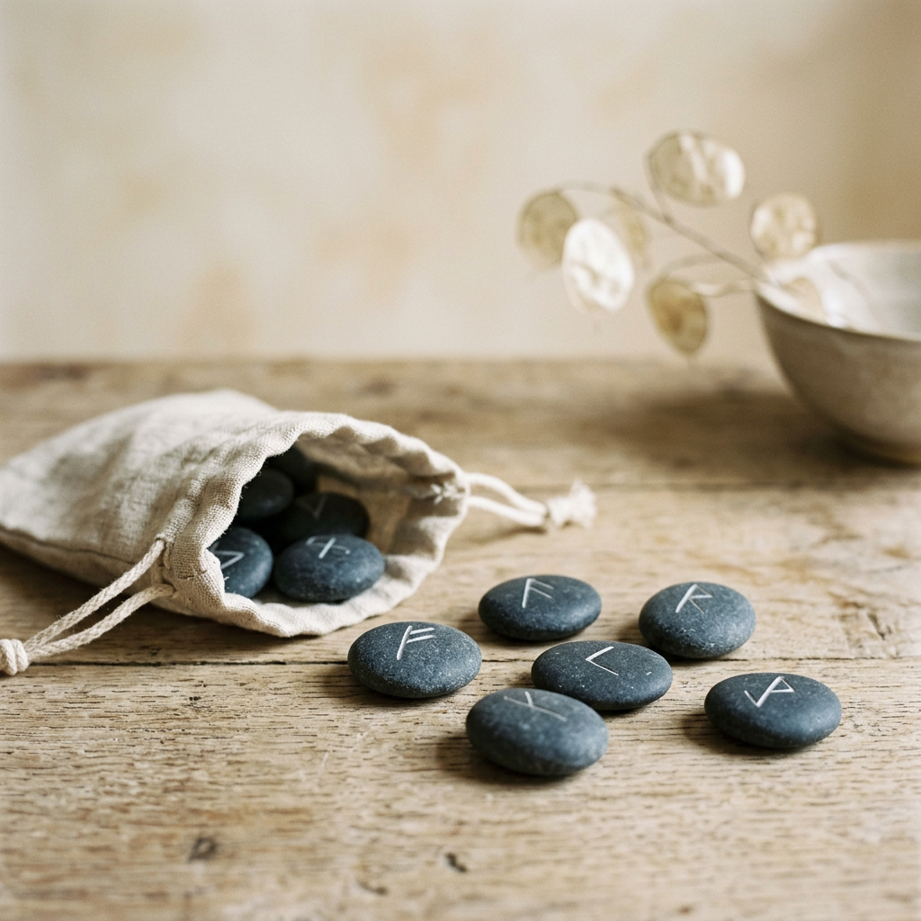 Image d’ambiance pour la collection Runes divinatoires