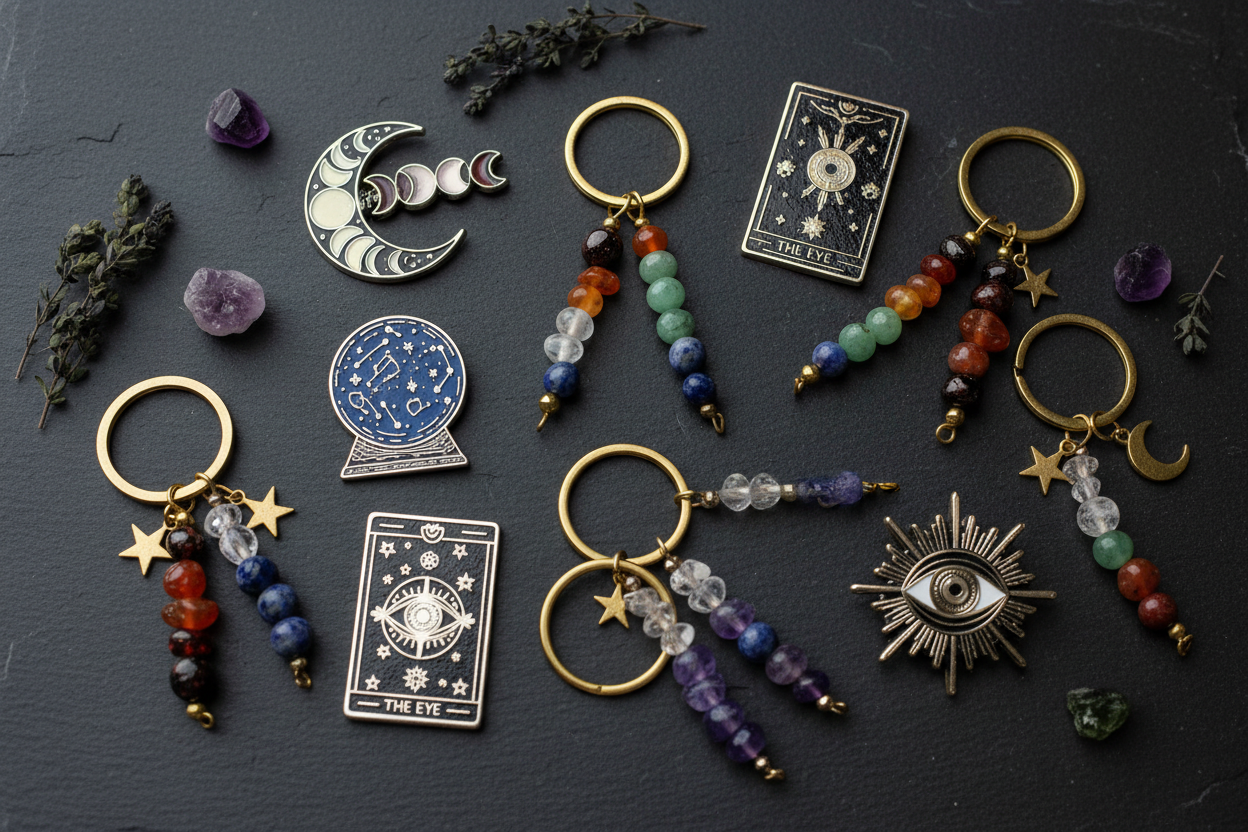 Pin's et Porte-clés – Collection variée