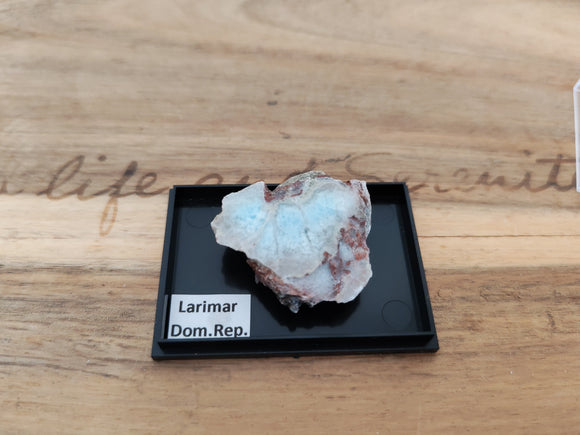 Larimar brut République Dominicaine - vue de face