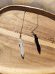 Pendule Dague Pierre Naturelle – Obsidienne Noire ou Cristal de Roche | Radiesthesie