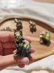 Animal Sculpté en Serpentine – Grenouille, Tortue, Éléphant ou Chat | Pierre Naturelle