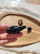 Tortue Sculptée en Pierre Naturelle – Obsidienne ou Unakite | Lithothérapie