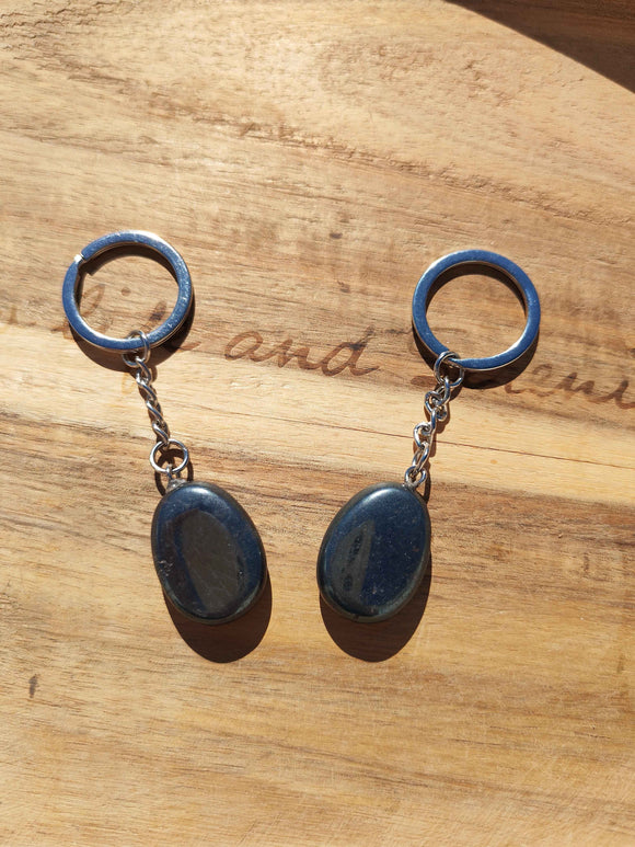 Porte-clés Hématite – Pierre naturelle