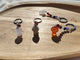 Porte-clés Champignon 7 Chakras – Pierres naturelles