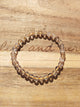 Bracelet Cristal de Roche Inclusions Rutile – Perles 6mm