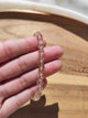 Bracelet Cristal de Roche Inclusions Rutile – Perles 6mm