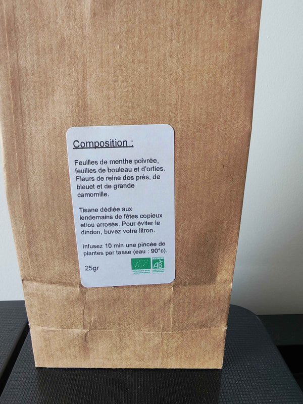 Tisane bio migraine – La tête dans le dindon